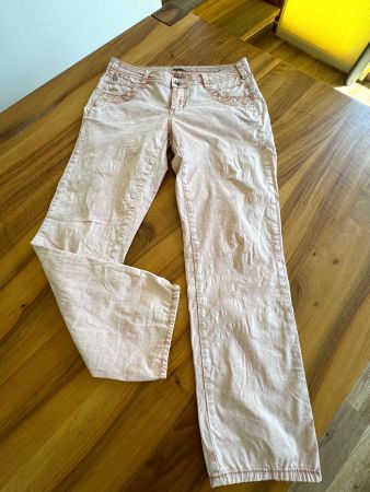 NILE Damen Hosen rosa Grösse S coole Waschung Top Zustand