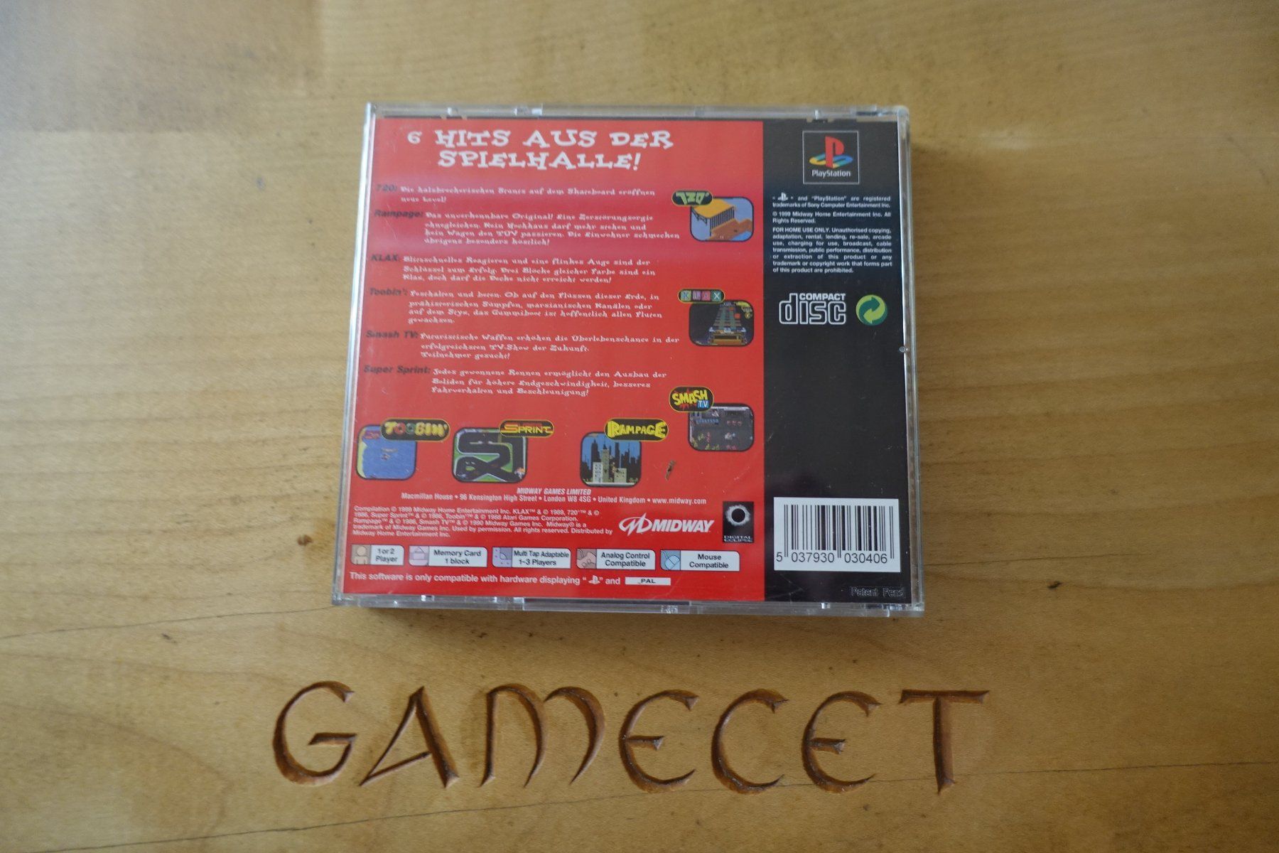 Sony Giochi: Arcade Party Pak (Classics) – Usato da Steinach venduto da Gamecet 2