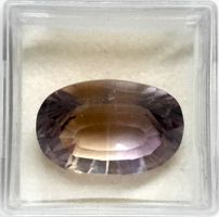 Amétrine ovale 16.12 ct - CERTIFICAT 480.- Fr