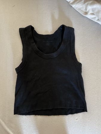 Top Trägershirt schwarz Grösse XS/S