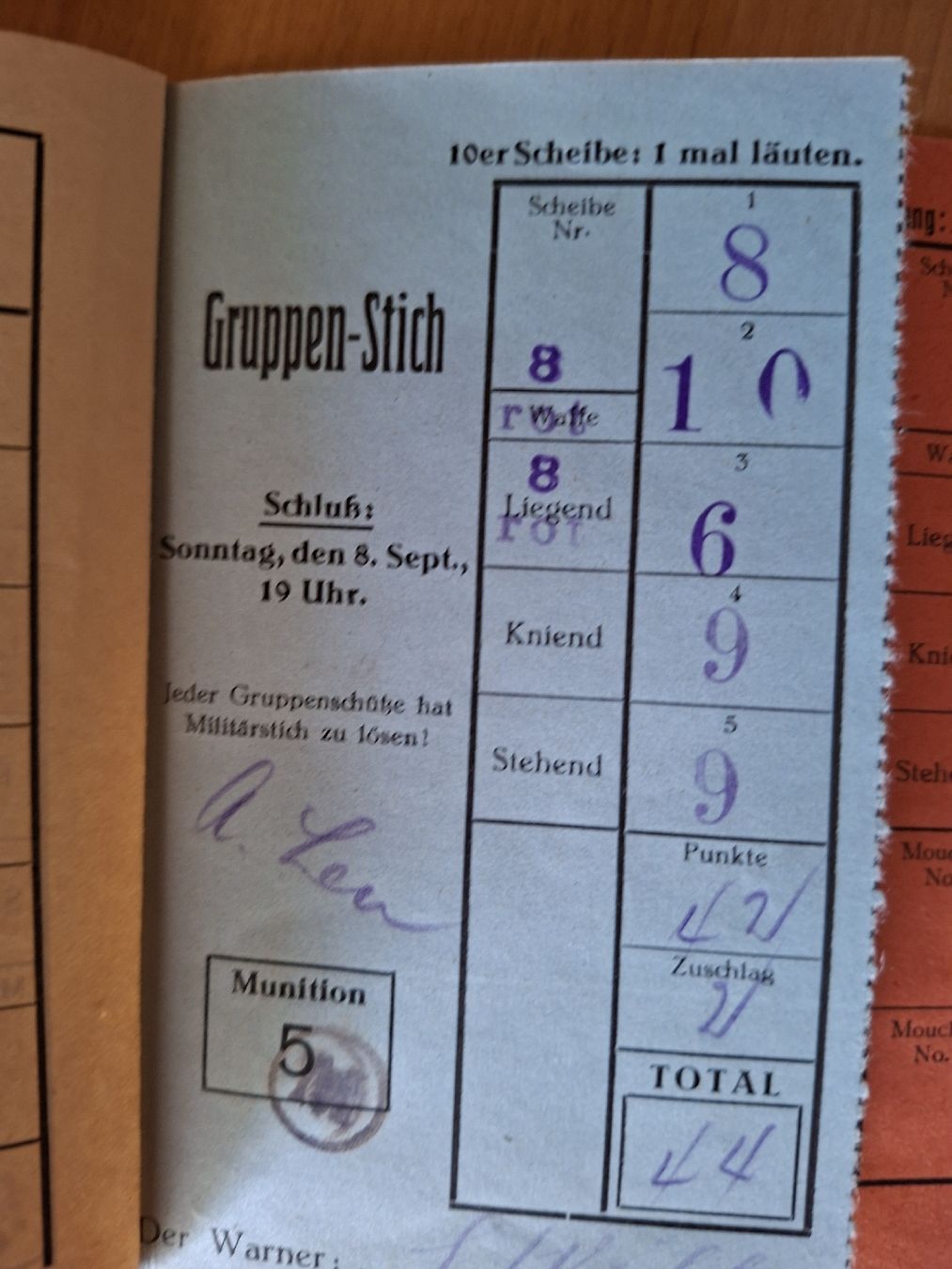 Documenti: Antikes Schiessbüchlein von 1929  – Usato da Schwanden Sigrisw venduto da len_9yqg 3