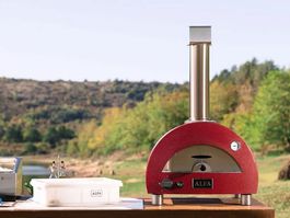 Déstockage, Four Alfa Moderno Portable rouge de showroom