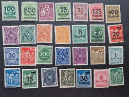 Deutsches Reich Briefmarken Sammlung, Top Zustand!