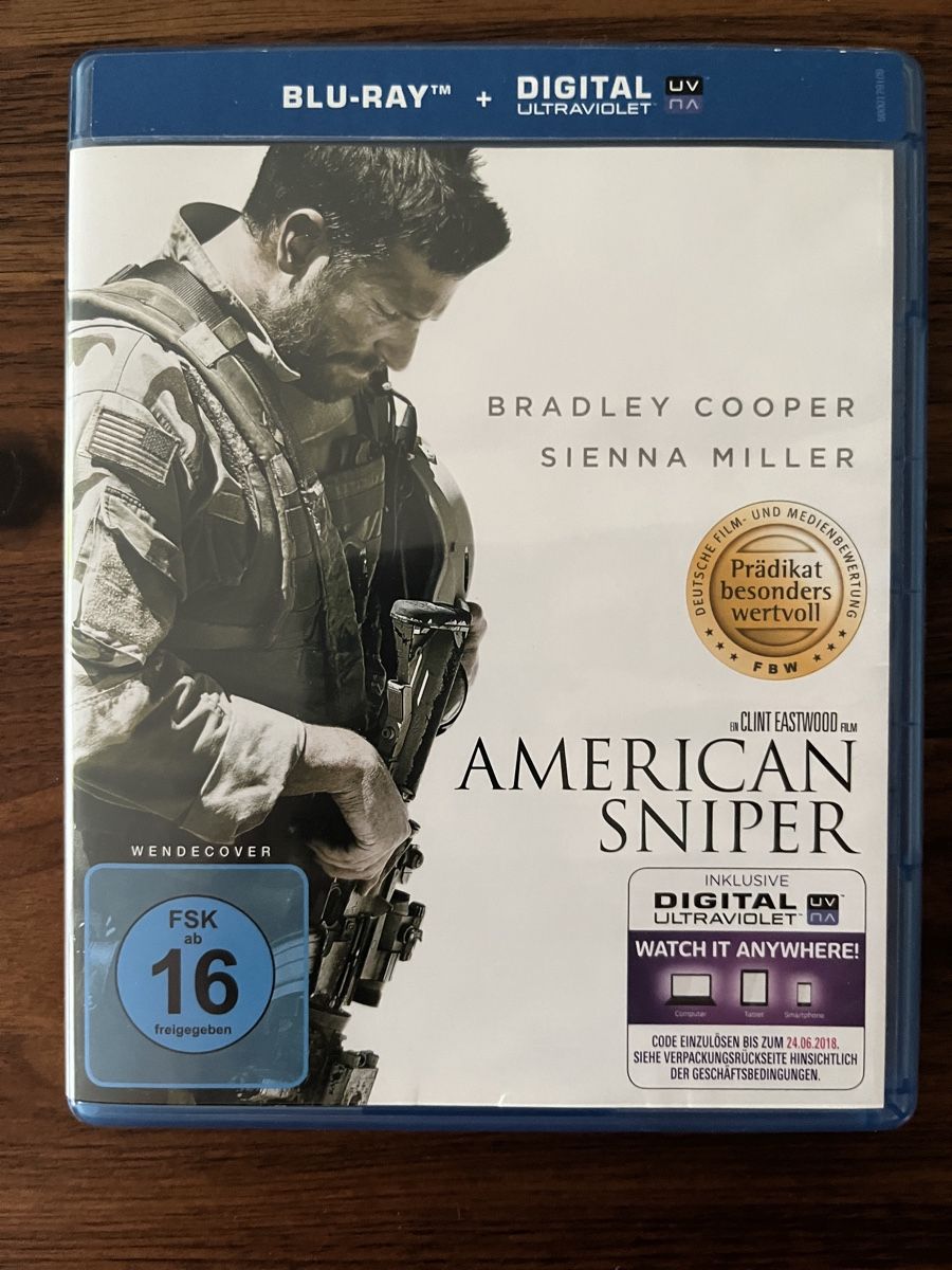 Tutti i DVDs: American Sniper Blu-ray  – Usato da Au ZH venduto da Blur.ay