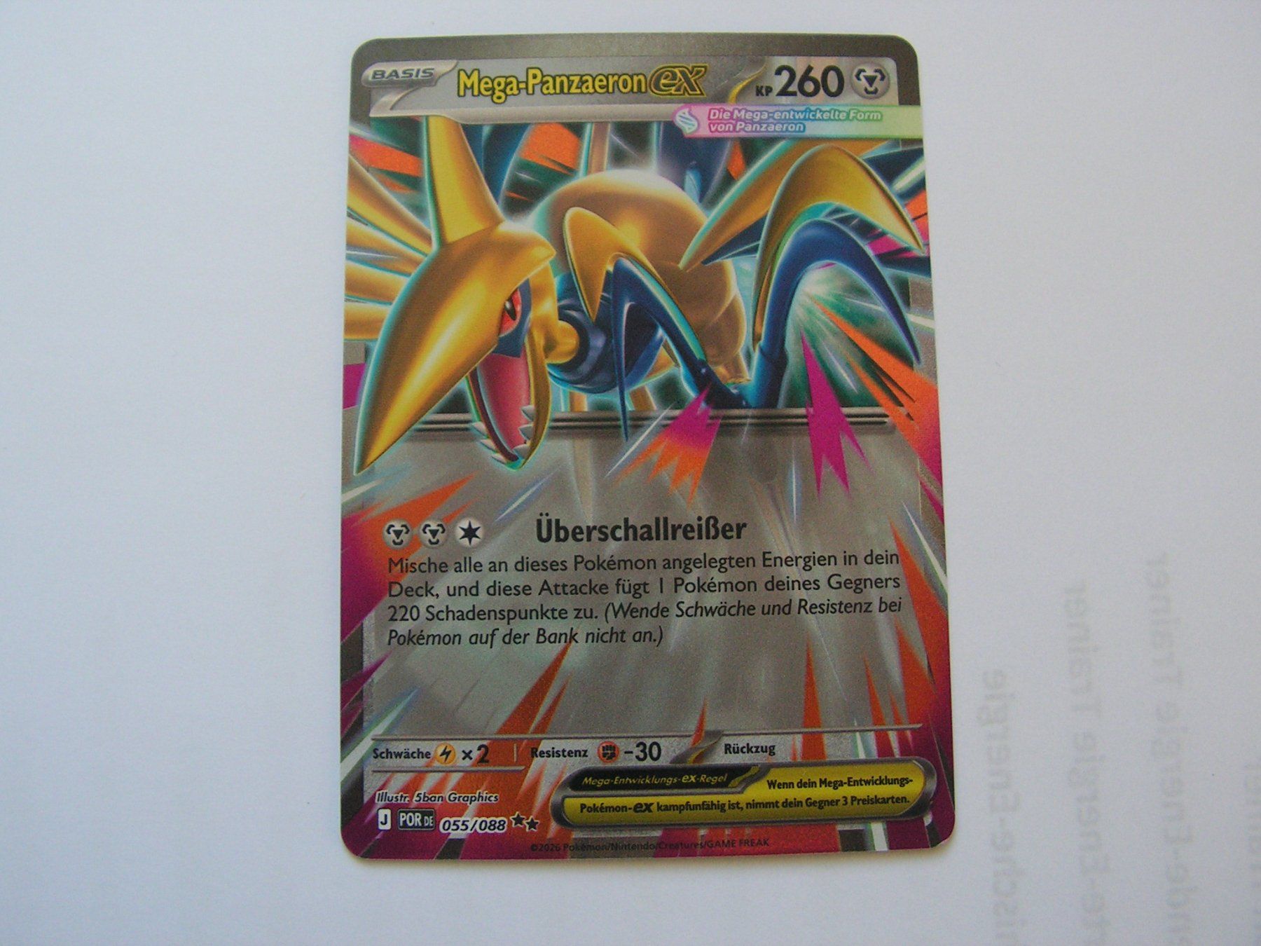Pokémon Sammelbilder & Trading cards: Mega-Panzeron EX055/088 Optimale Ordnung – Neu (gemäss Beschreibung) aus Aesch BL von Hansboeni 1