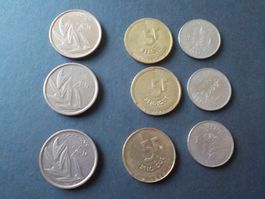 Europa, Belgien, Münzen, Francs