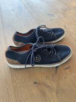 Bugatti Herren Sneaker aus dunkelblauem Textil Gr.44