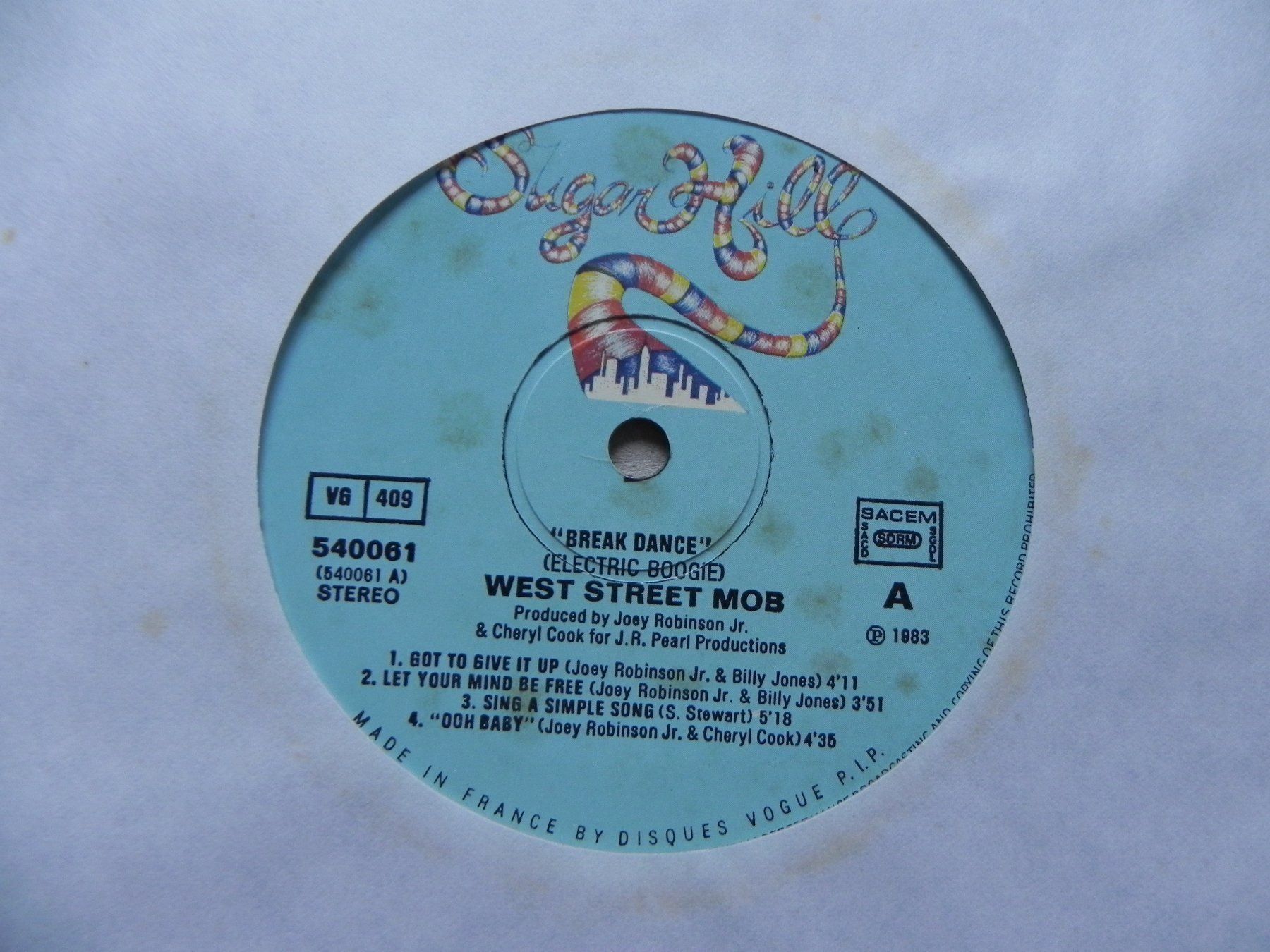 Schallplatten: LP Break Dance West Street MOB 1983 – Gebraucht aus Siebnen von krimsie 3
