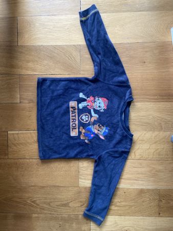 Paw Patrol Pullover Grösse 116 dunkelblau in Velour