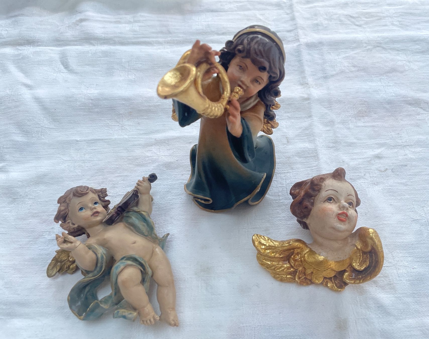 Statuette: 3 Weihnachtsengel – Usato da Kleinlützel venduto da Schatzkiste_Laufen 1