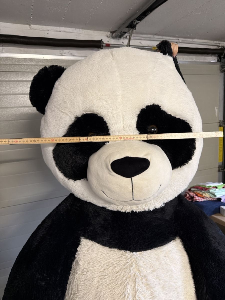 Migros Giocattoli: Riesen Panda Plüschtier,Kuscheltier, 190cm – Usato da Rotkreuz venduto da perlengott 5
