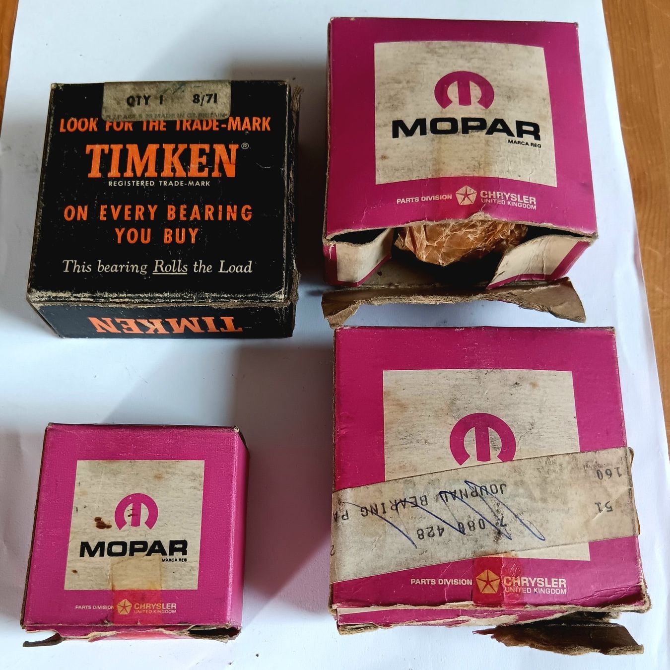 Tutti pezzi di ricambio auto: 4 Timken Lager Auto Oldtimer Hillman Imp Sunbeam – Nuovo (secondo la descrizione) da Lichtensteig venduto da B-B-Bier 3