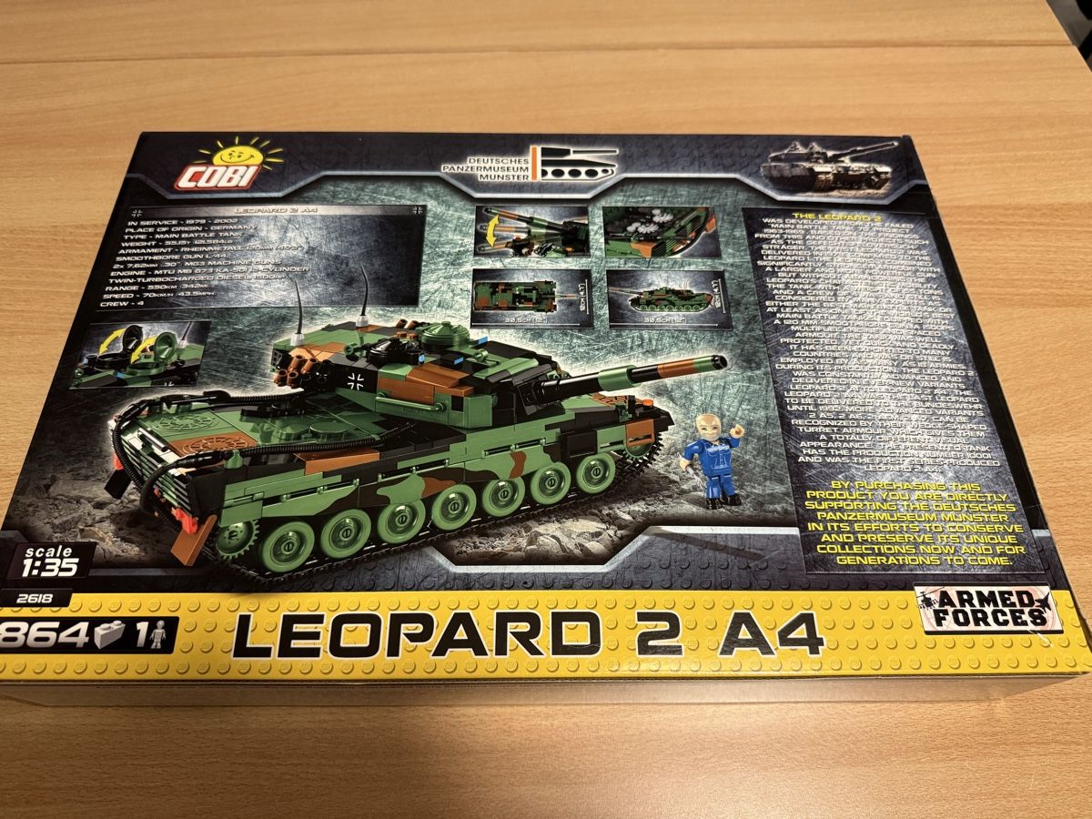 Cobi Baukästen: COBI 2618 Leopard 2 A4 Panzer - Neuwertig – Gebraucht aus Nidfurn von sugl87 1
