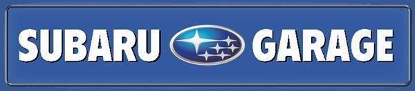 Schilder: Blechschild - SUBARU GARAGE - 46 x 10 cm – Neu und originalverpackt aus Rupperswil von big-one-sale