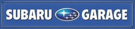 Blechschild - SUBARU GARAGE - 46 x 10 cm