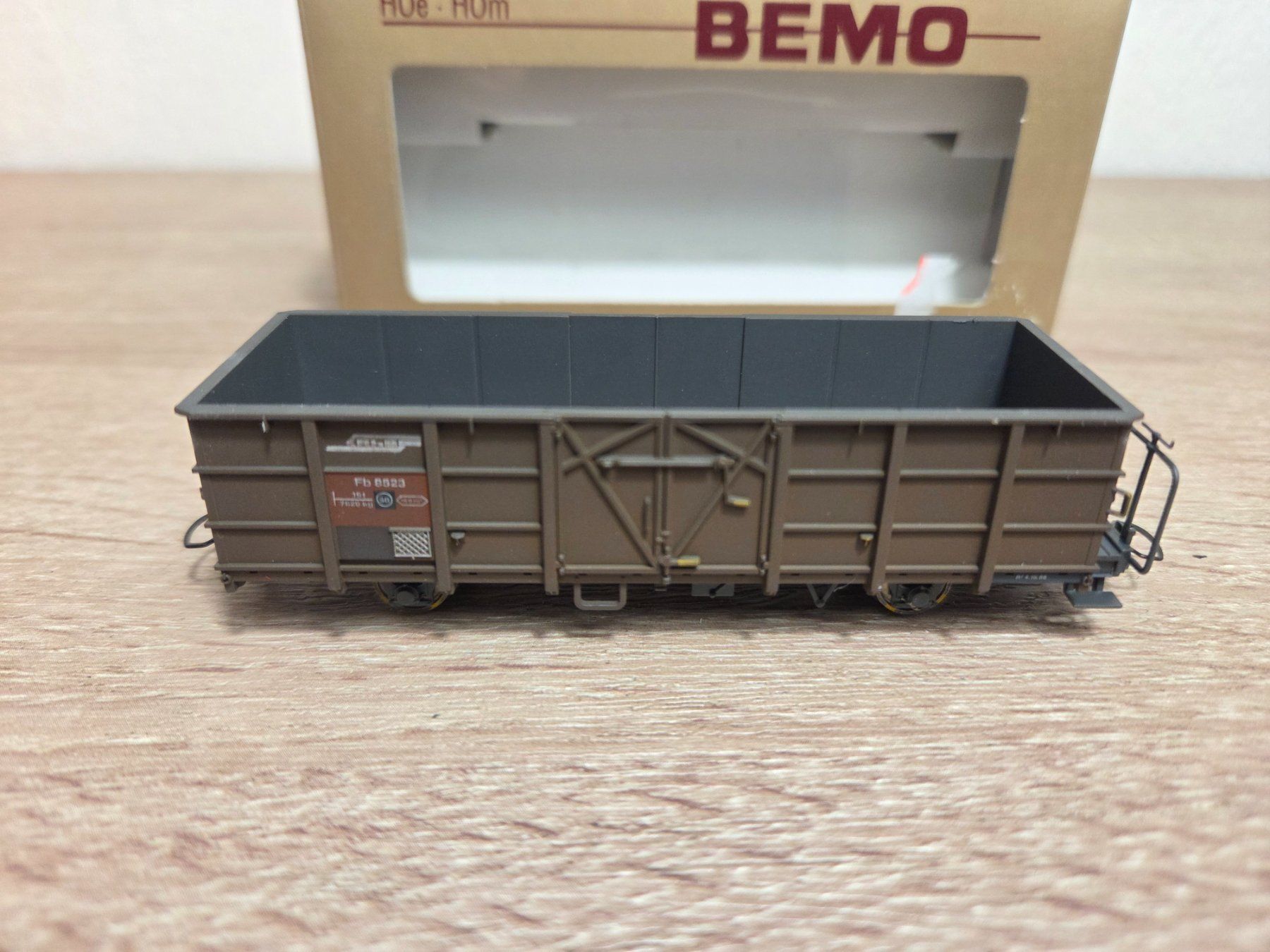 Bemo Modellini di ferrovie: Bemo 2255 173 Güterwagen RhB H0m – Usato da St-Aubin-Sauges venduto da Lo_Go 1