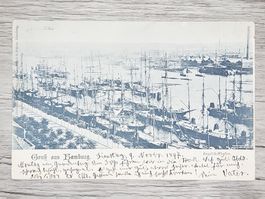 CL16 Carte Postale + Timbre Allemagne 1897