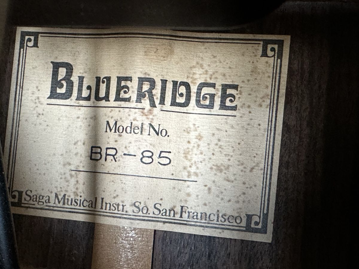 Strumenti musicali: Westerngitarre Blueridge, Modell BR-85 – Usato da Bern venduto da smokestack 5