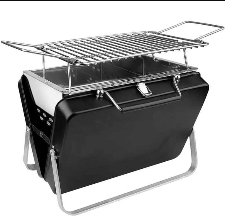 Grill Röster Faltbare BBQ Holzkohle Grill Herd mit Griff (Neu und ...