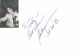 Robert Hays 1947- Autogramm signiert Karte 10x15cm