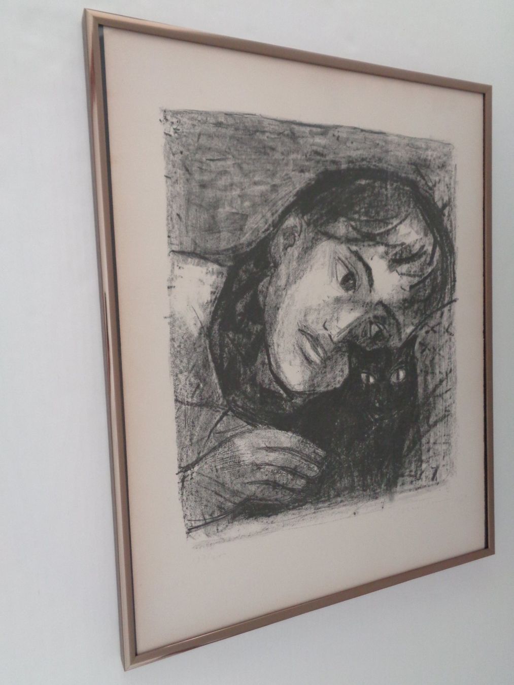 Grafica & Litografie: Lithographie von Max Truninger hinter Glas – Usato da Chur venduto da omonia 6
