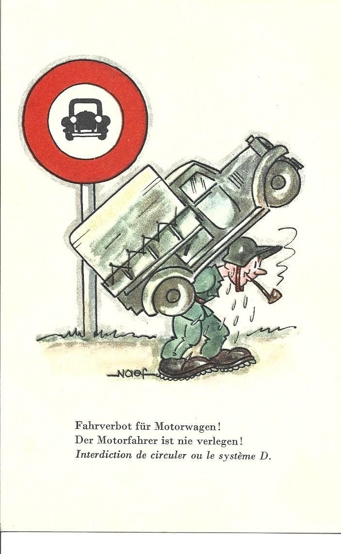 Cartes postales: AK Militär  Juxkarte – D'occasion à Appenzell par mai25