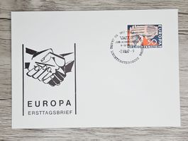CL06 Enveloppe + Timbre Liechtenstein 1962
