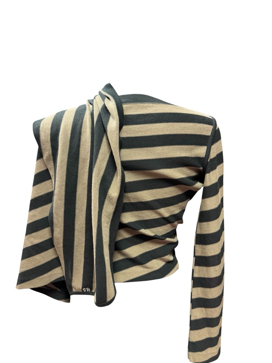 Sonia Rykiel Maglioni & Felpe: Sonia Rykiel Strickpulli mit einem Arm, gestreift – Usato da Zürich venduto da Finesse54 3