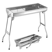 Gril pliant portable extérieur Barbecue Largeur 70cm