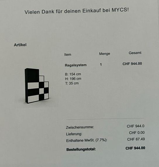 Regalsystem von MYCS | Kaufen auf Ricardo