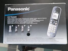 Panasonic KX-TGA681 – Schnurloses Telefon – Wie neu!