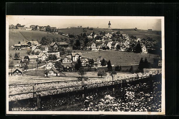 Cartoline postali: AK Speicher, Gesamtansicht des Ortes – Usato da Berlin venduto da bartko-reher