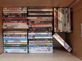 DVD Sammlung von Liebesfilmen und Liebeskomödien