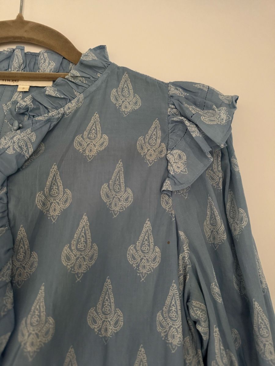 Maje Blusen: Maje Bluse Gr. 36 Hellblau – Gebraucht aus Kilchberg ZH von MaM82 1