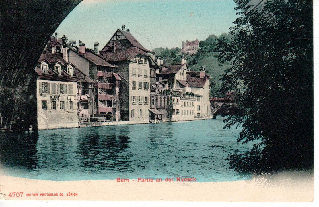 Cartes postales: Bern - Partie an der Nydeck 1909 – D'occasion à Wolhusen par Curver9