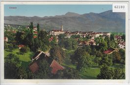 Uznach - Generalansicht - Litho