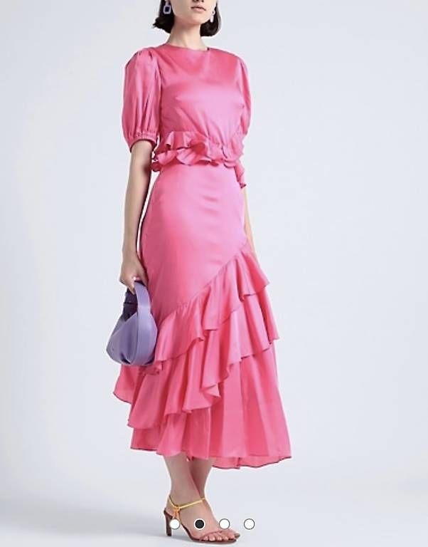 Kleider: Pinkes Maxikleid EU 36 – Gebraucht aus Düdingen von Susgi 1