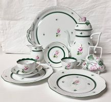 10-teiliges Herend Porzellan “Wiener Rose” Kaffeeservice