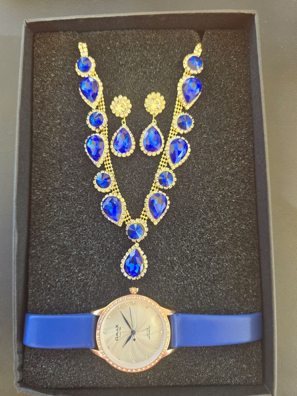 Sonstiger Schmuck: Schmuckset königsblau mit Uhr – Neu und originalverpackt aus Würenlos von sul_cm8q