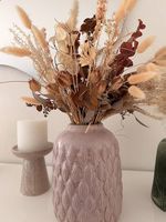 Vase (falls gwünscht mit Trochenblumen)