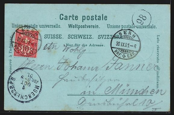Cartes postales: Mondschein-Lithographie Bern, Strasse Sp – D'occasion à Berlin par bartko-reher 1