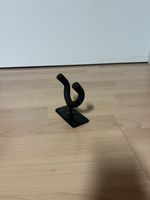 Gitarrenhalter schwarz Metall neu