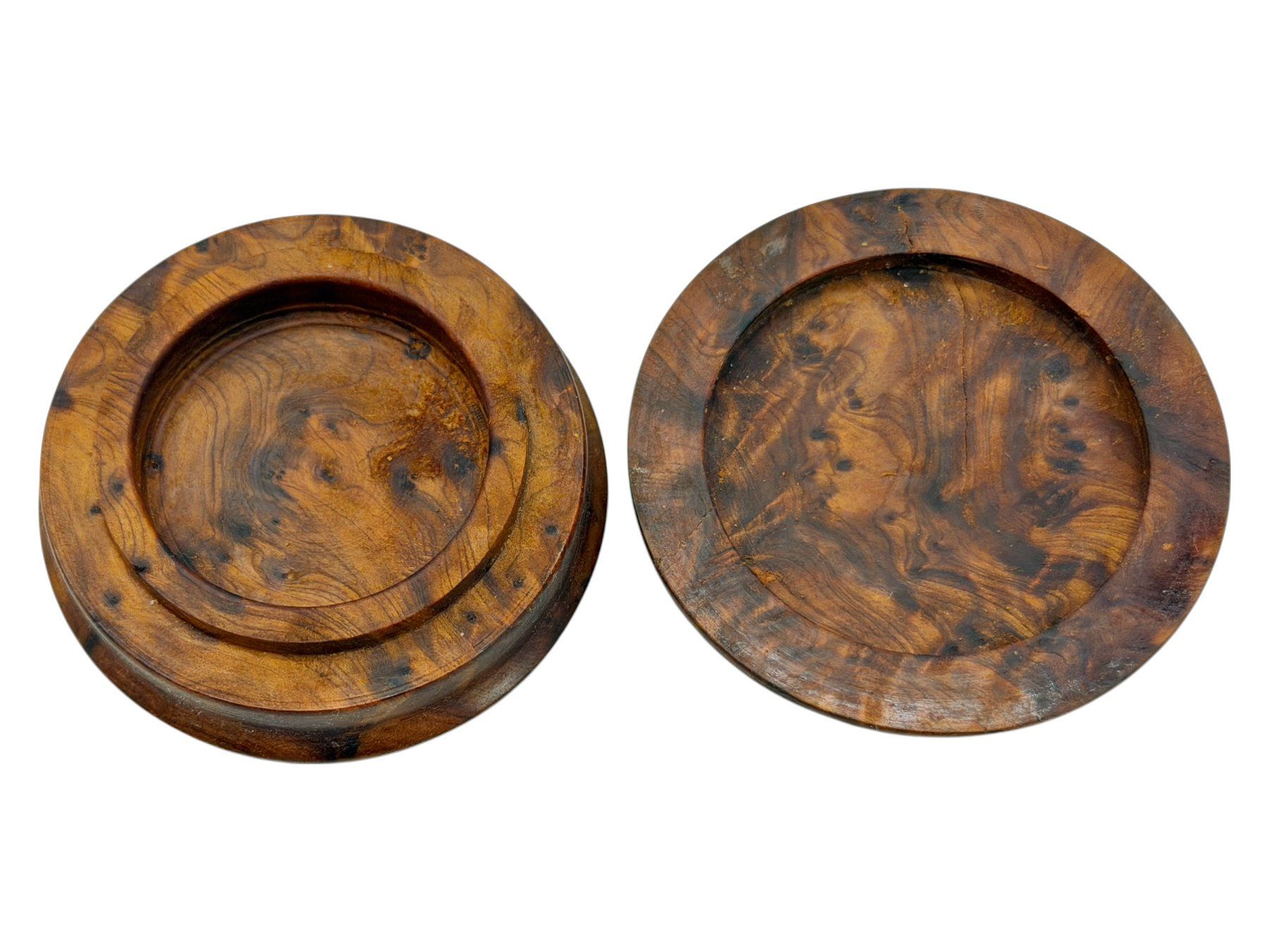 Barattoli: Boîte ancienne en loupe de thuya – Usato da Morges venduto da vintiques 8