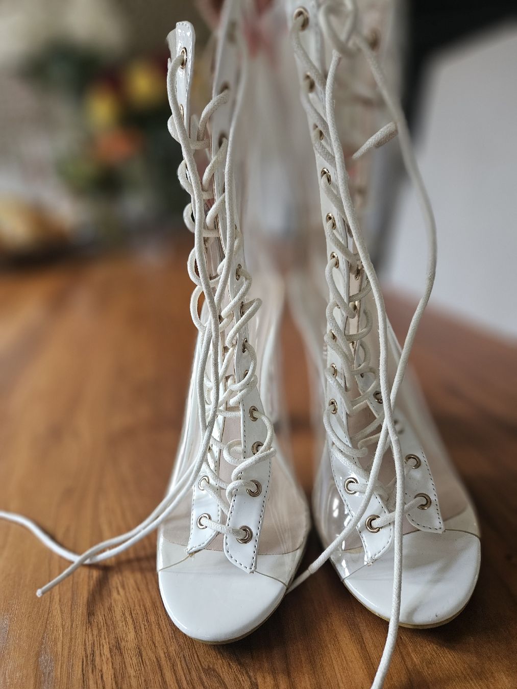 Scarpe da donna: Rosen Sandale weiss – Nuovo (secondo la descrizione) da Langnau am Albis venduto da Alci68 3