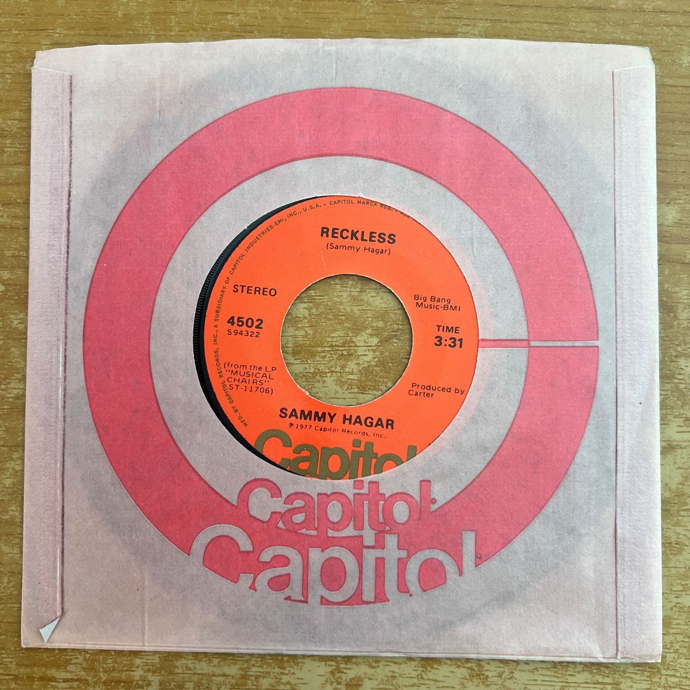 Dischi in vinile: Sammy Hagar - You Make Me Crazy // 1. US-Press. 1977 – Usato da Gais venduto da soundcave57