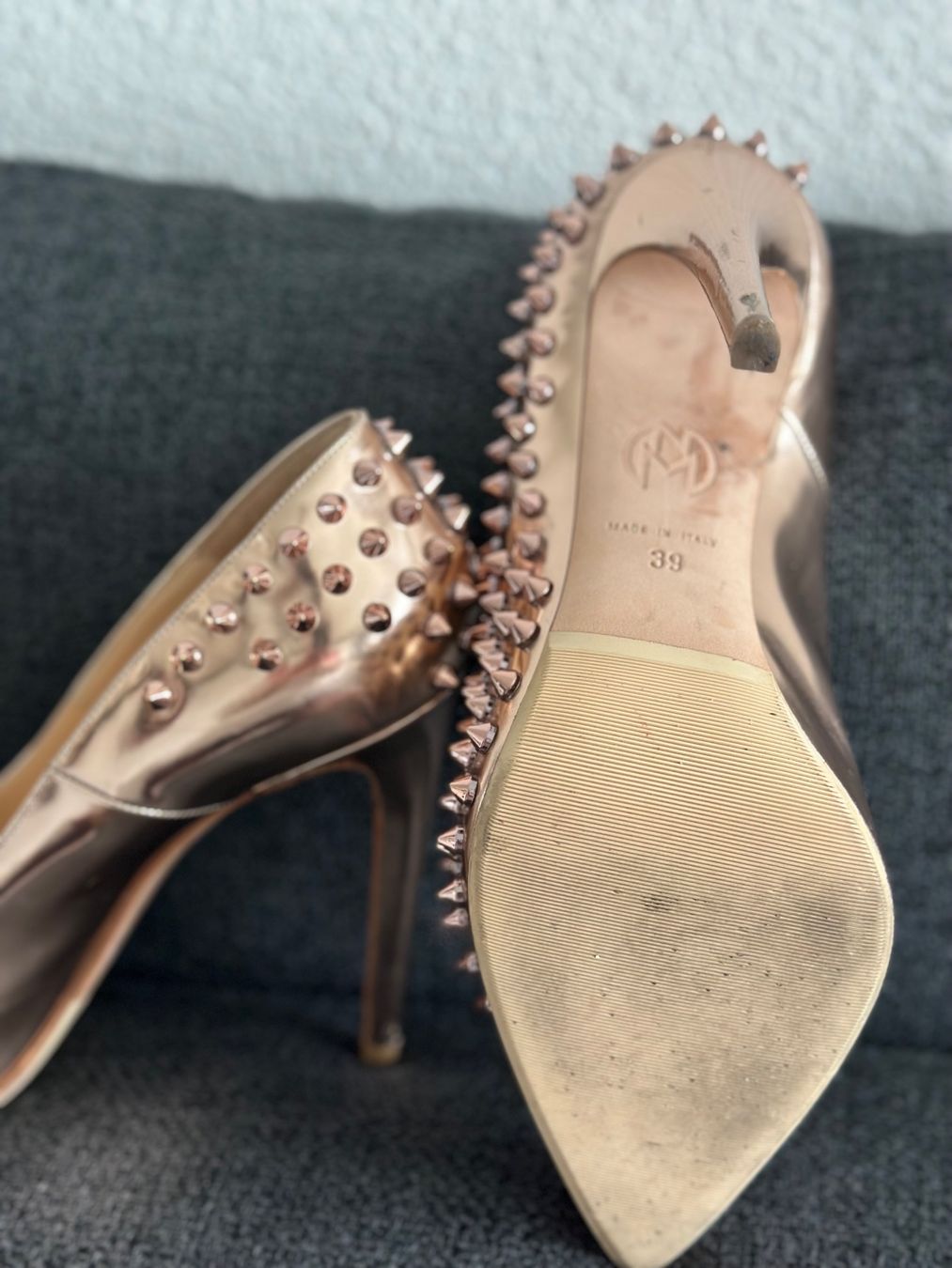 Chaussures femmes: Rosa Gold High Heels – D'occasion à Bäch SZ par ruslena29 6