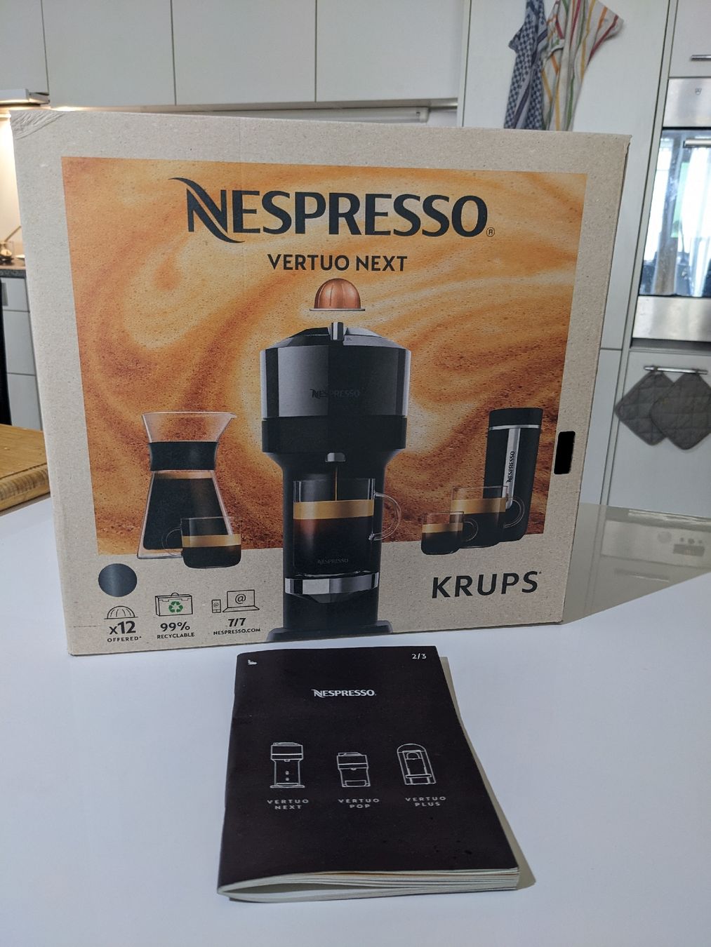 Nespresso Macchine per caffè & Macchine per espresso: Nespresso VERTUO NEXT DELUXE – Usato da Reinach AG venduto da Jns98