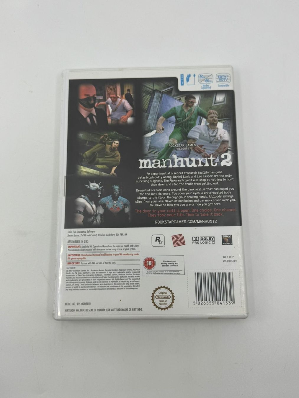 Giochi: Manhunt 2 (Wii) – Usato da Herisau venduto da Seyashop1 2
