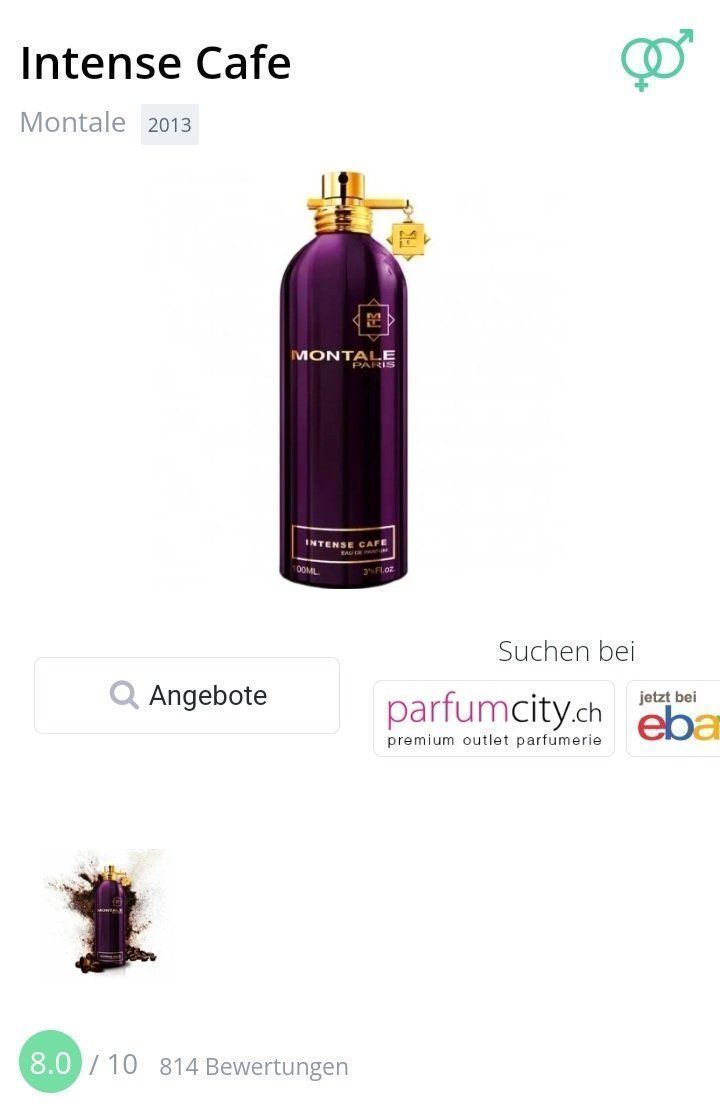 Profumi & Eau de Toilette: 5 ml MONTALE INTENSE CAFE ABFÜLLUNG – Nuovo (secondo la descrizione) da St. Gallen venduto da CaliSunshine 2