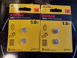 KODAK AG10/AG12 Batterien 1.5V neu 